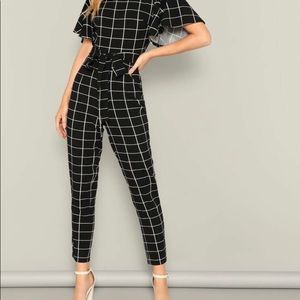 Never worn Black and white Jumpsuit